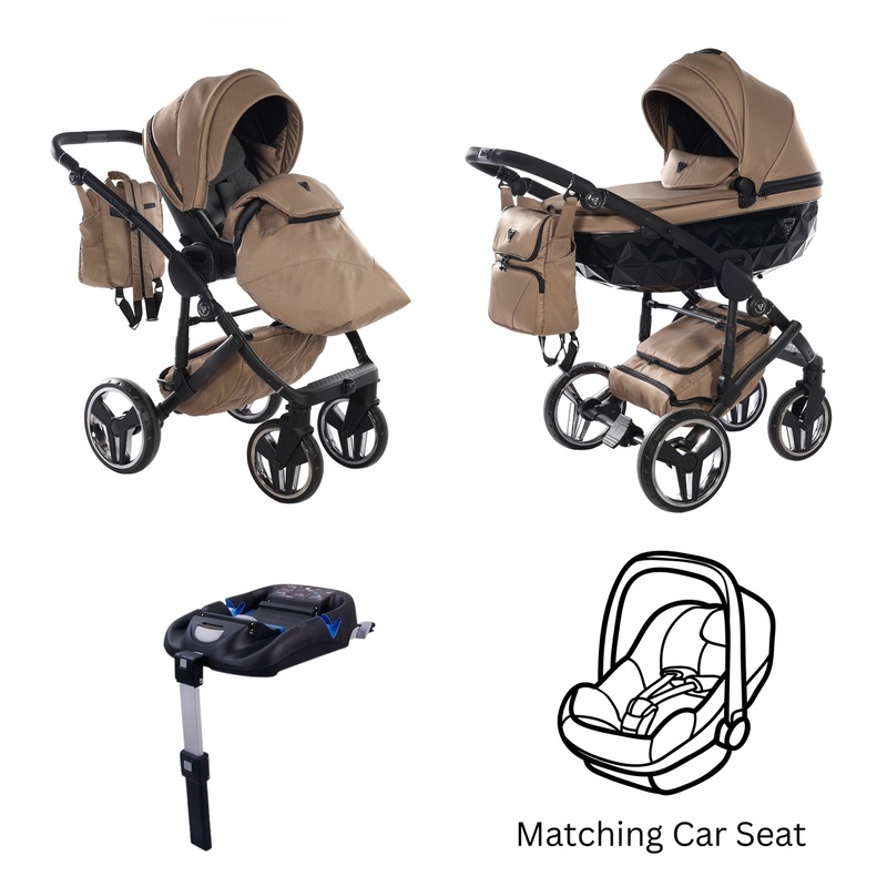 JUNAMA CORE SAND – 4IN1 (INCLUDES CAR SEAT & ISOFIX BASE)