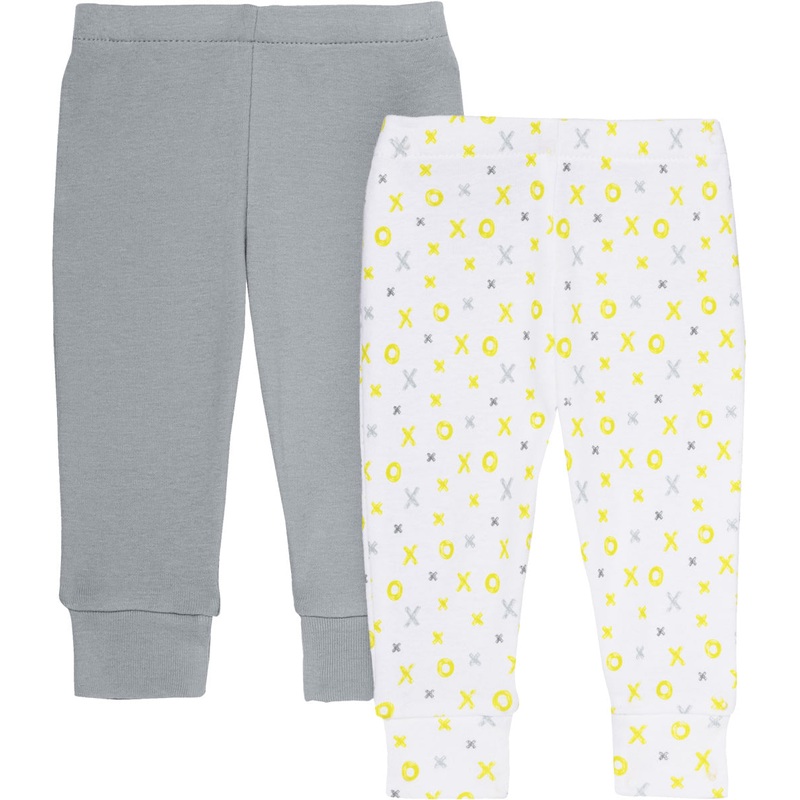 Skip Hop ABC-123 Baby Pants Set – Grey (Newborn)