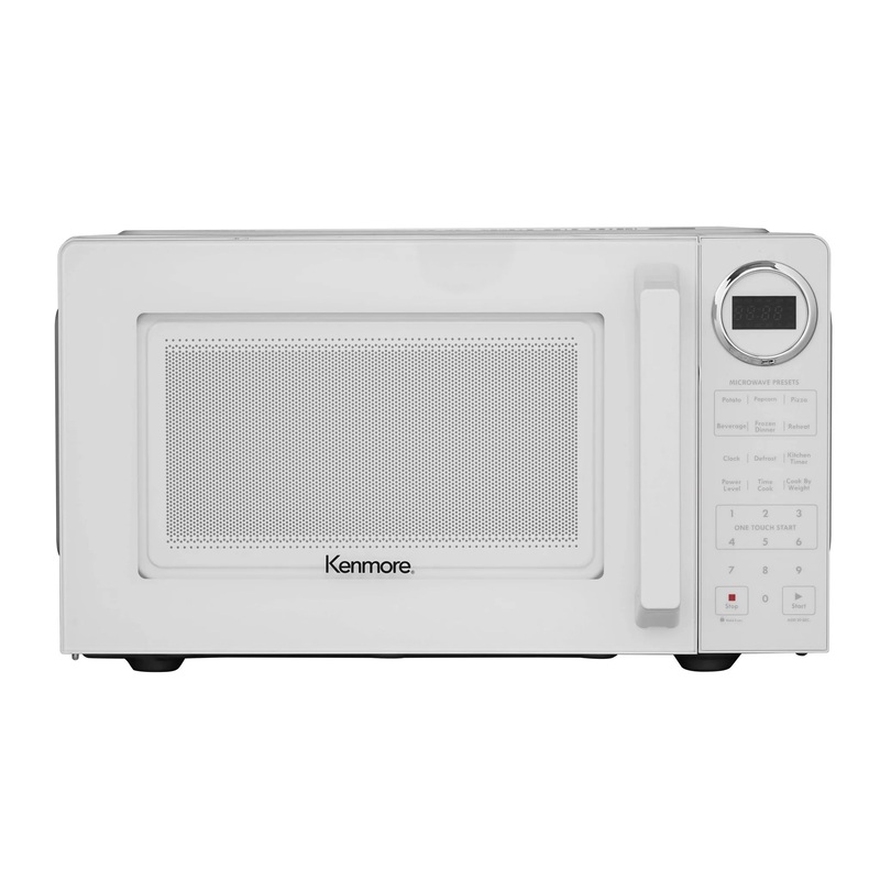 900W Countertop Microwave White