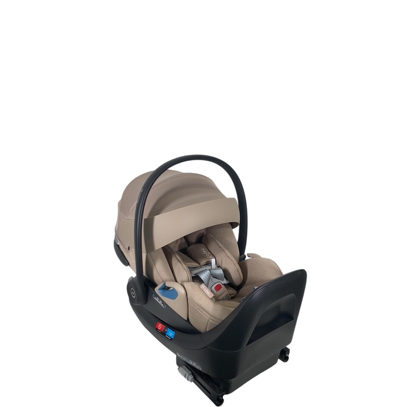 Cybex Cloud T SensorSafe Infant Car Seat With Base, Cozy Beige, 2025