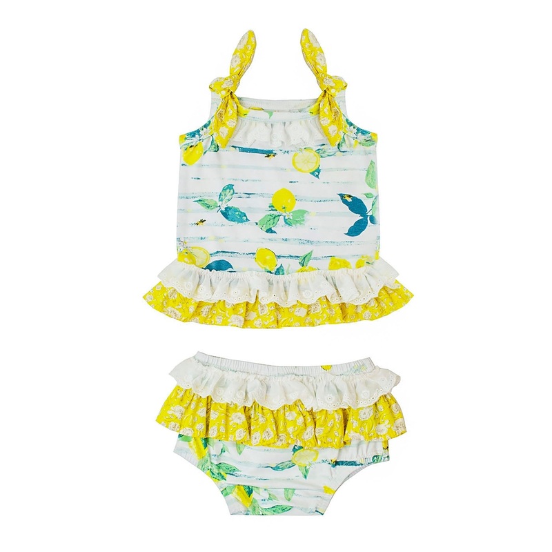 Lemon Drop Diaper Set
