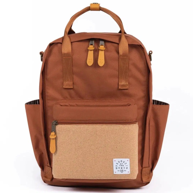 Product of The North – Elkin Sustainable Diaper Bag – Hazelnut