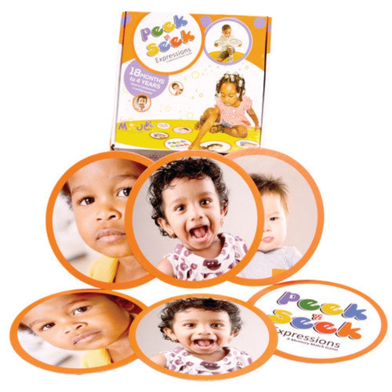 Seek and Peek Expression Match-Up Game