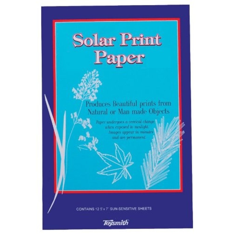 Solar Print Paper, 12 Sheets Plus Frame