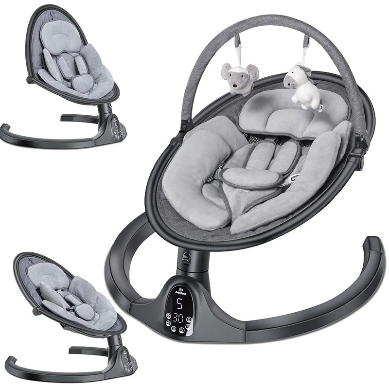 Baby Swings for Infants to Toddler – Black (See Description)