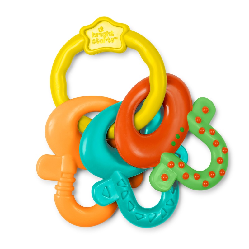 Bright Starts License to Drool Baby Teether Keys Toy