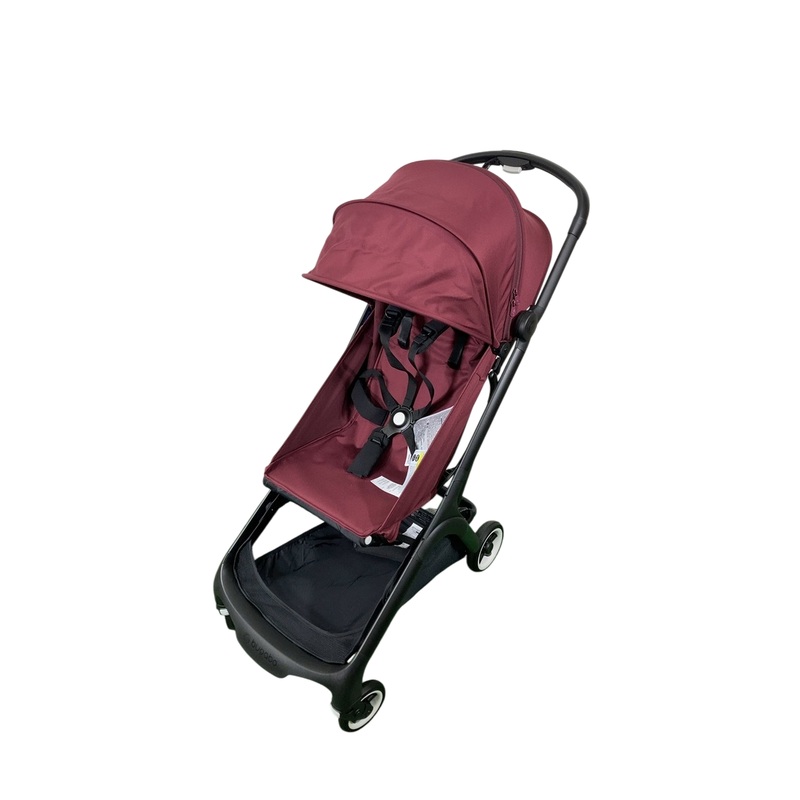 Bugaboo Butterfly Stroller, 2024, Black, Dark Cherry, Dark Cherry