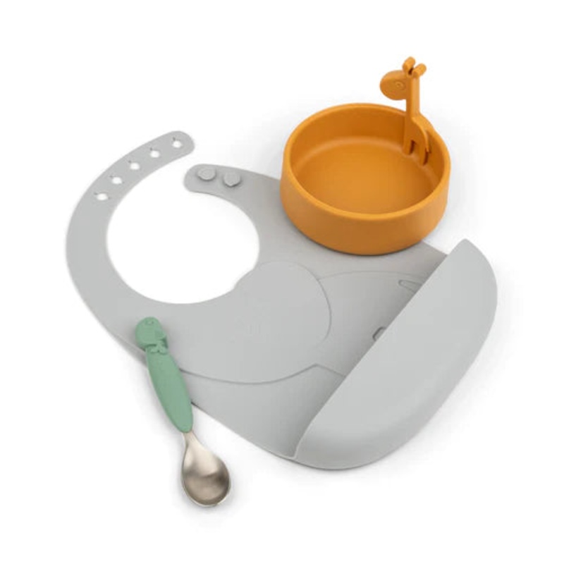 Done By Deer – Peekaboo first meal set – Deer friends – Colour mix