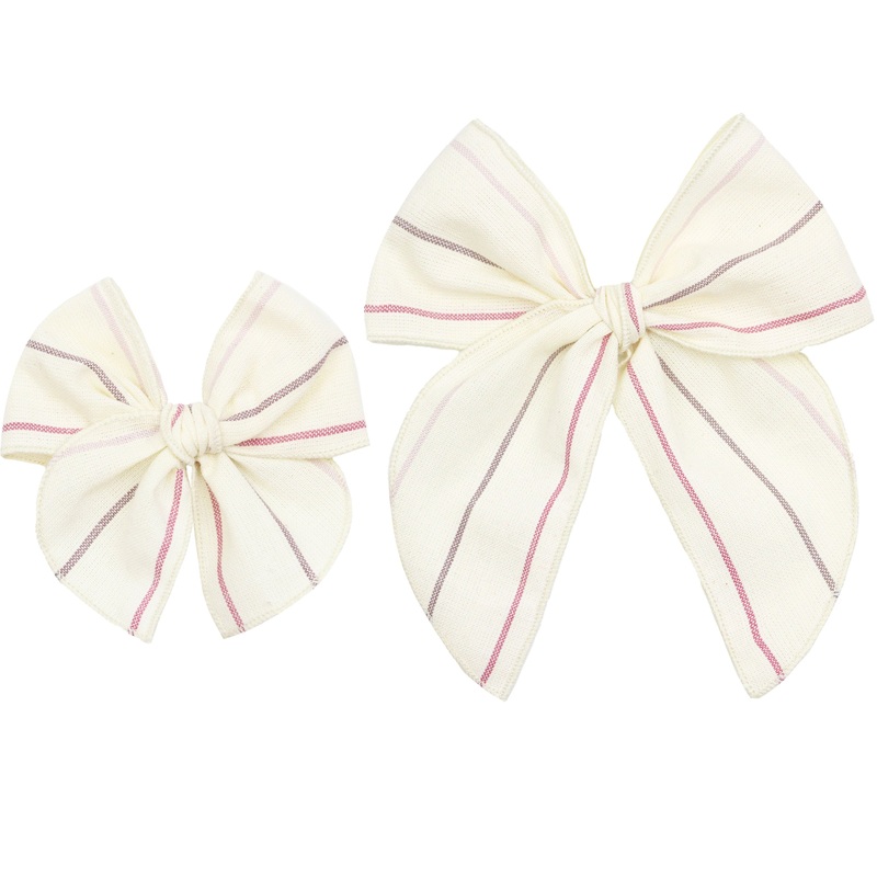 Heirloom Bow – Purple Stripe Clip