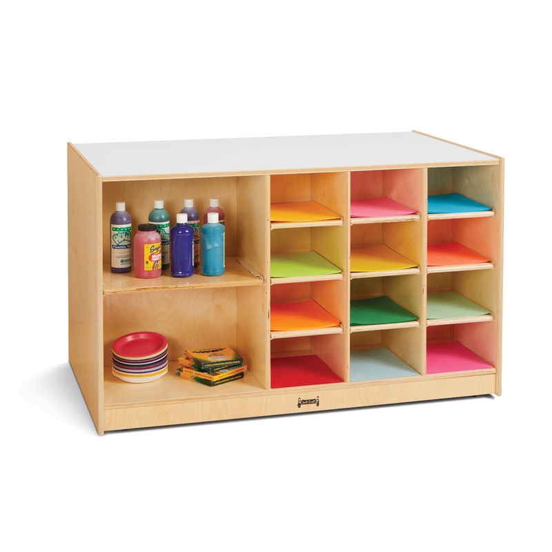 Jonti-Craft Mobile Storage Island – without Trays