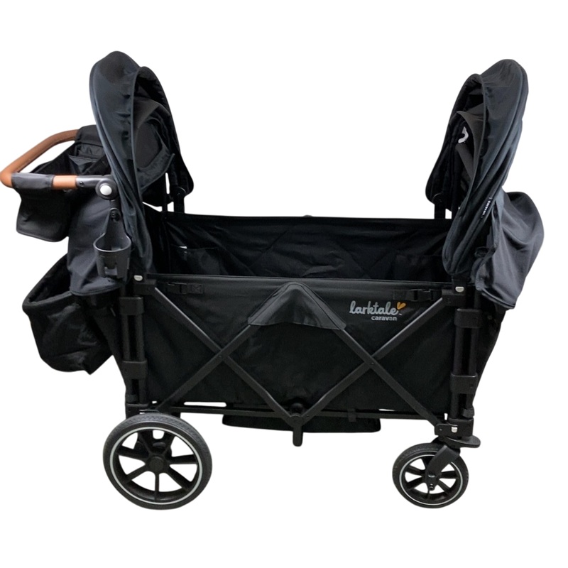 Larktale Caravan Coupe Quad Stroller Wagon, 2024, Byron Black