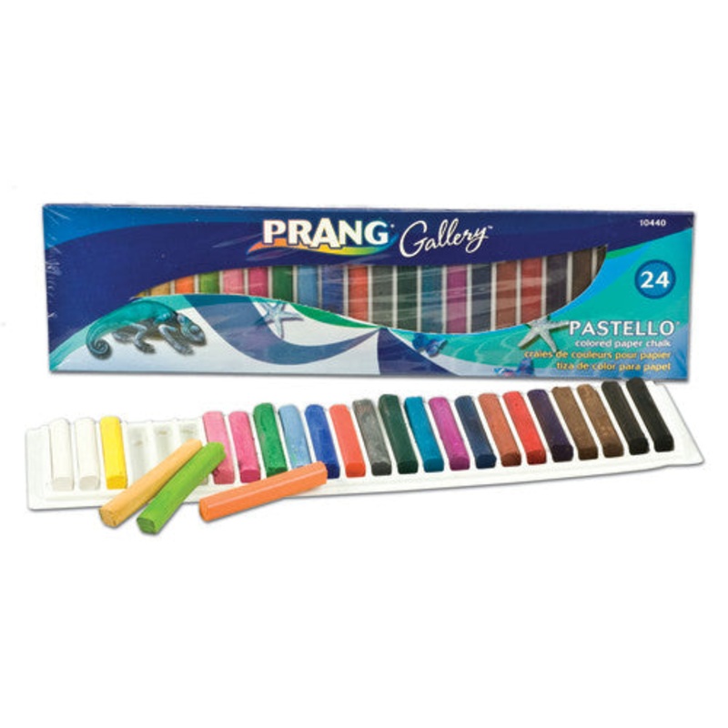 Prang Pastello Colored Chalk, 24 colors