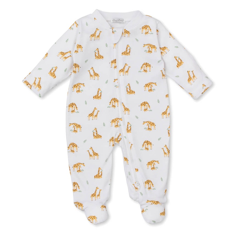 Zipper Footie – Giraffe Duo