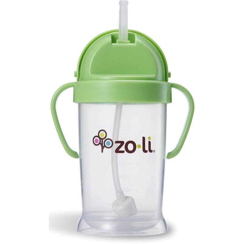 ZoLi BOT XL 9 oz. Straw Sippy Cup – Green