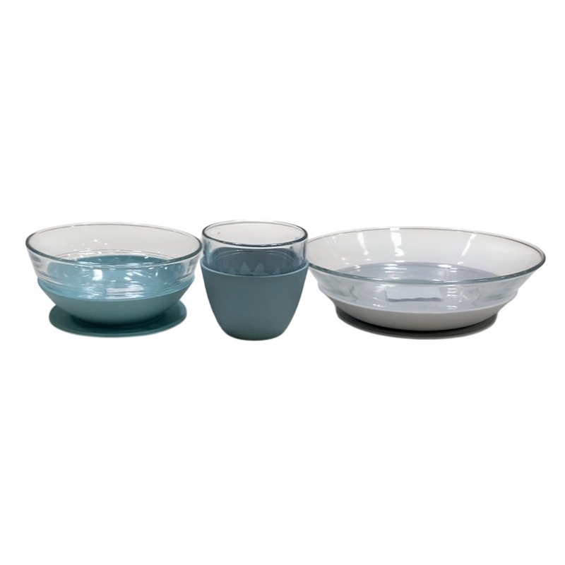 Beaba Glass Meal Set, Rain