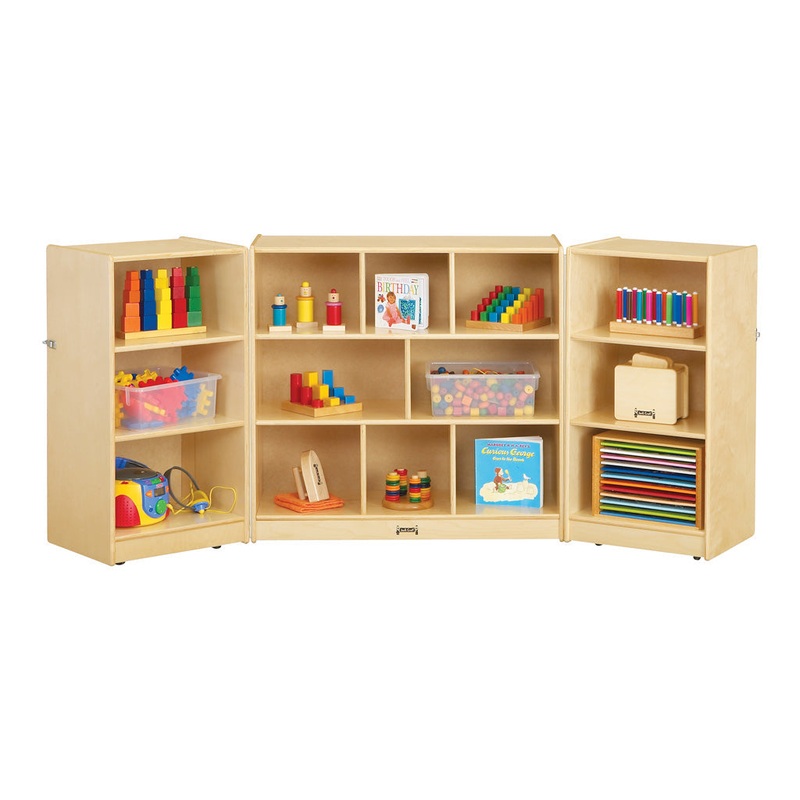 Jonti-Craft Mobile Triple Fold-n-Lock