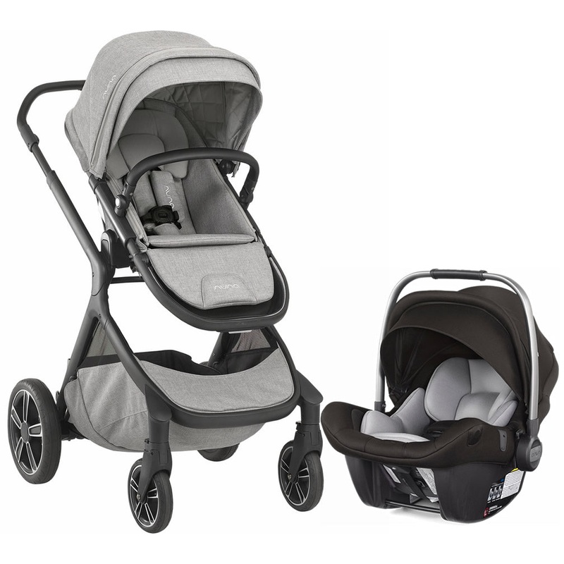 Nuna Demi Grow + Pipa Lite LX Travel System – Frost/Caviar