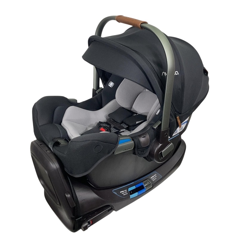 Nuna PIPA rx Infant Car Seat with RELX Base, Caviar, 2025
