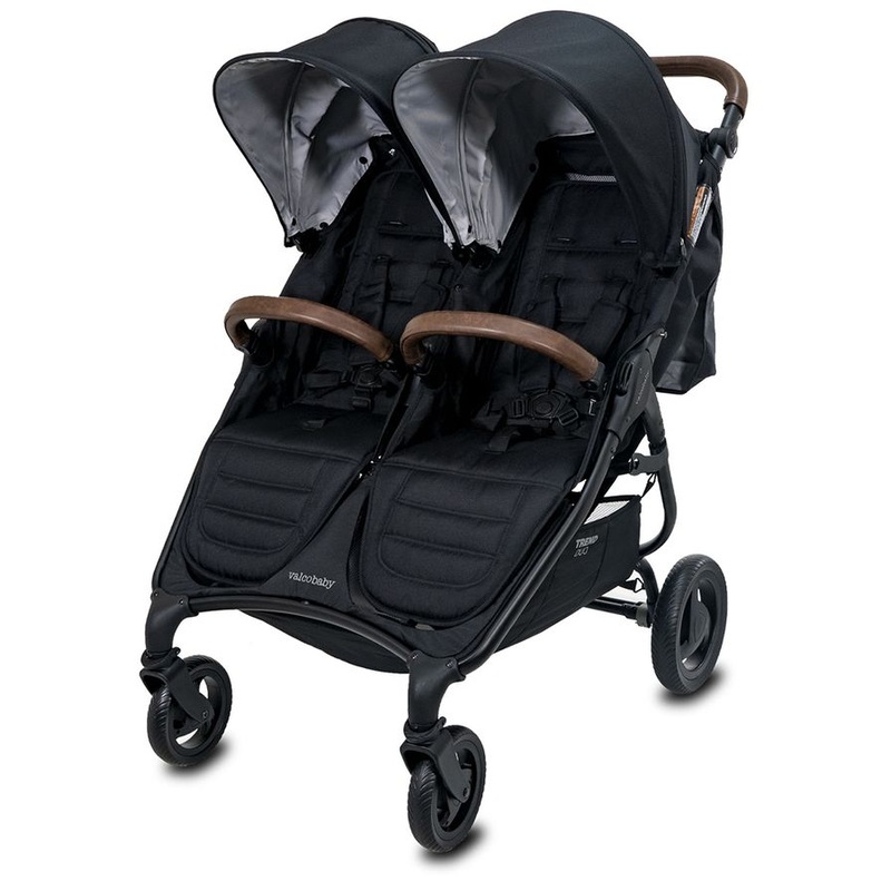Valco OPEN BOX Snap Duo Trend Side by Side Double Stroller – Black