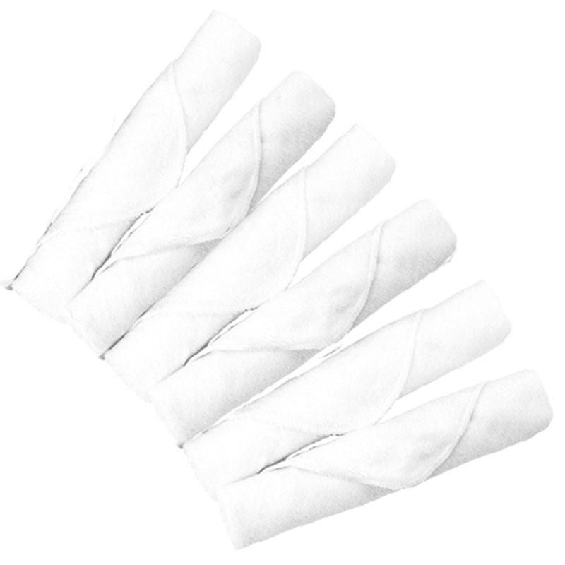 6 pack White Washcloths