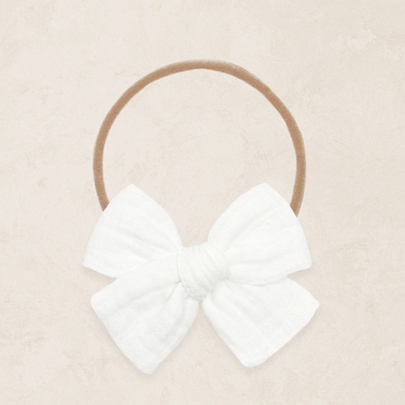 Adventure Bow – White Headband