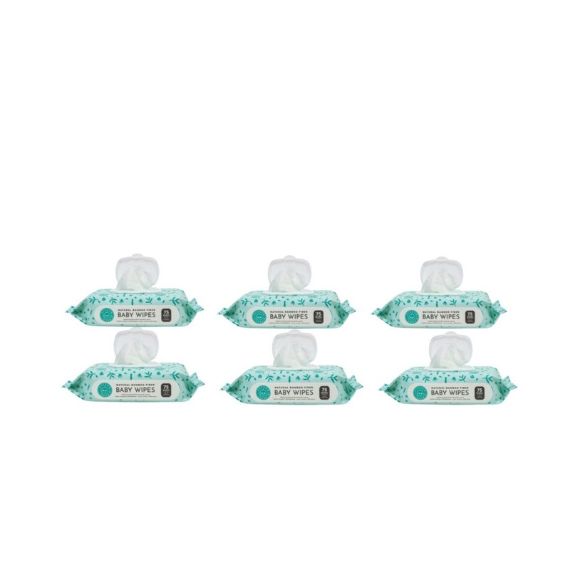 Baby Wipes Bundle 6 Pack (450 Wipes)