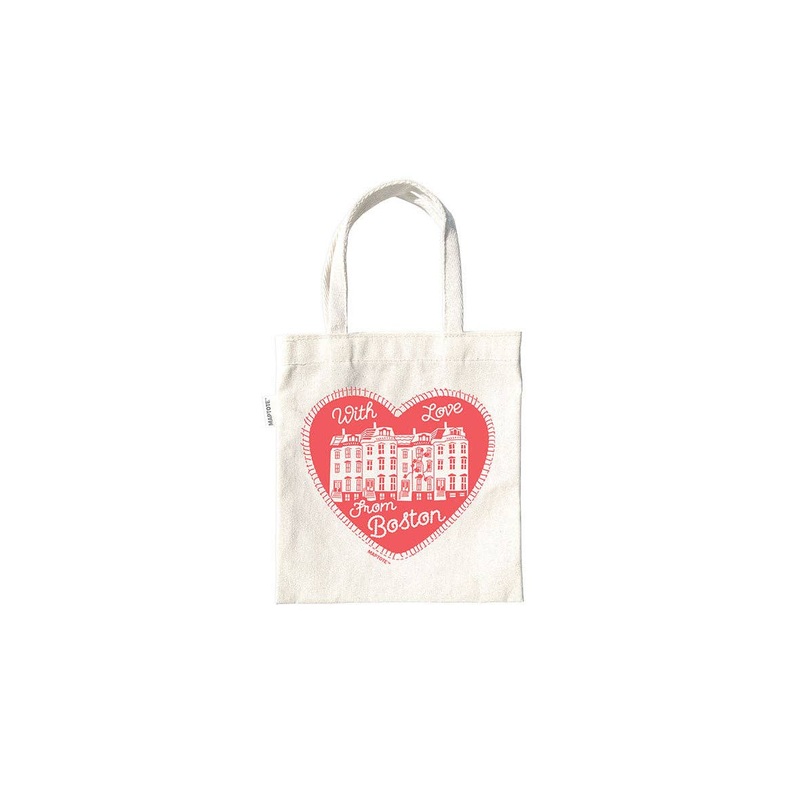Boston Heart Tiny Tote