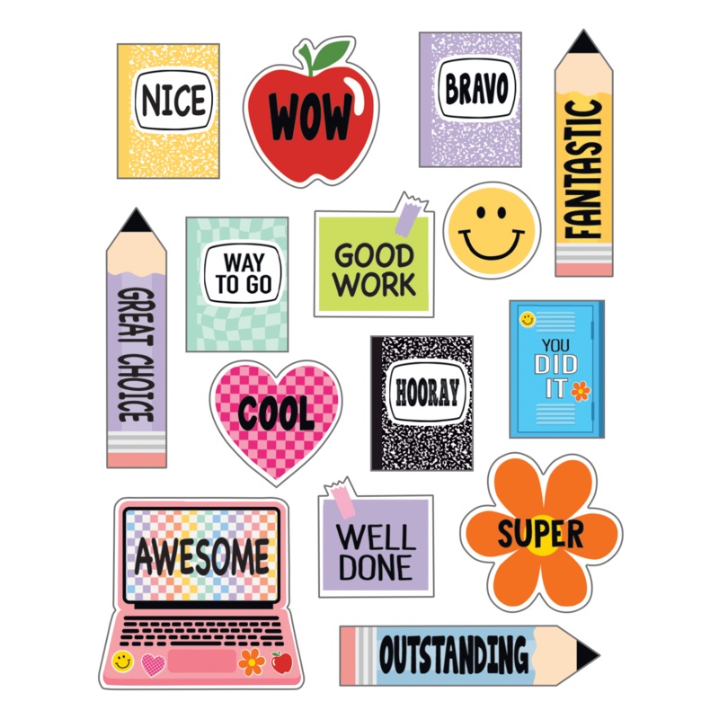 Cool for School Stickers