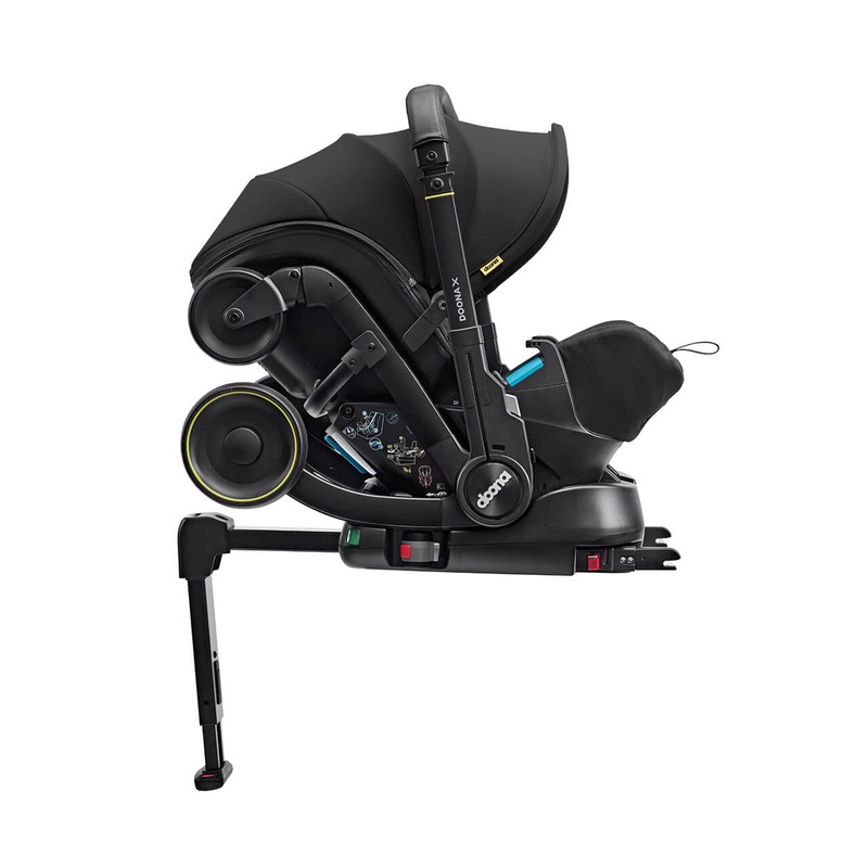 Doona X Infant Car Seat Stroller + ISOFIX Base – Nitro Black
