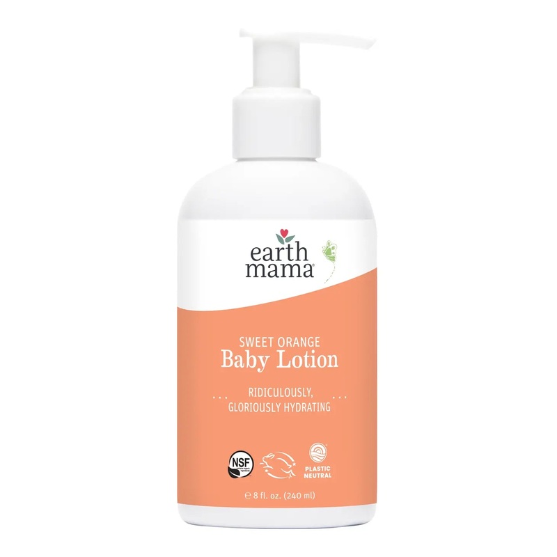 Earth Mama Sweet Orange Baby Lotion – 8oz
