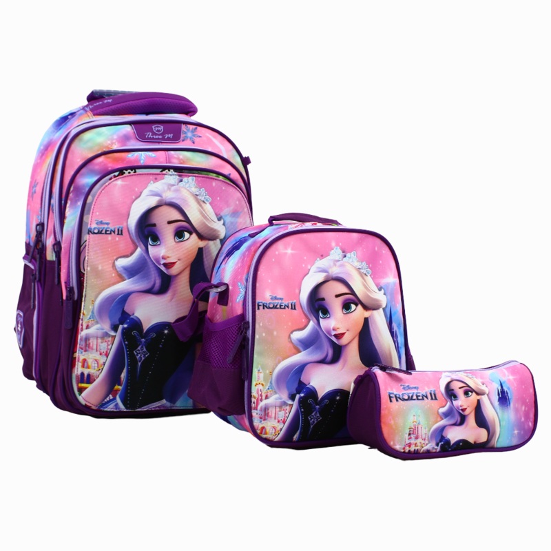 Frozen School Set 3 Faces in 1  17 Inches
