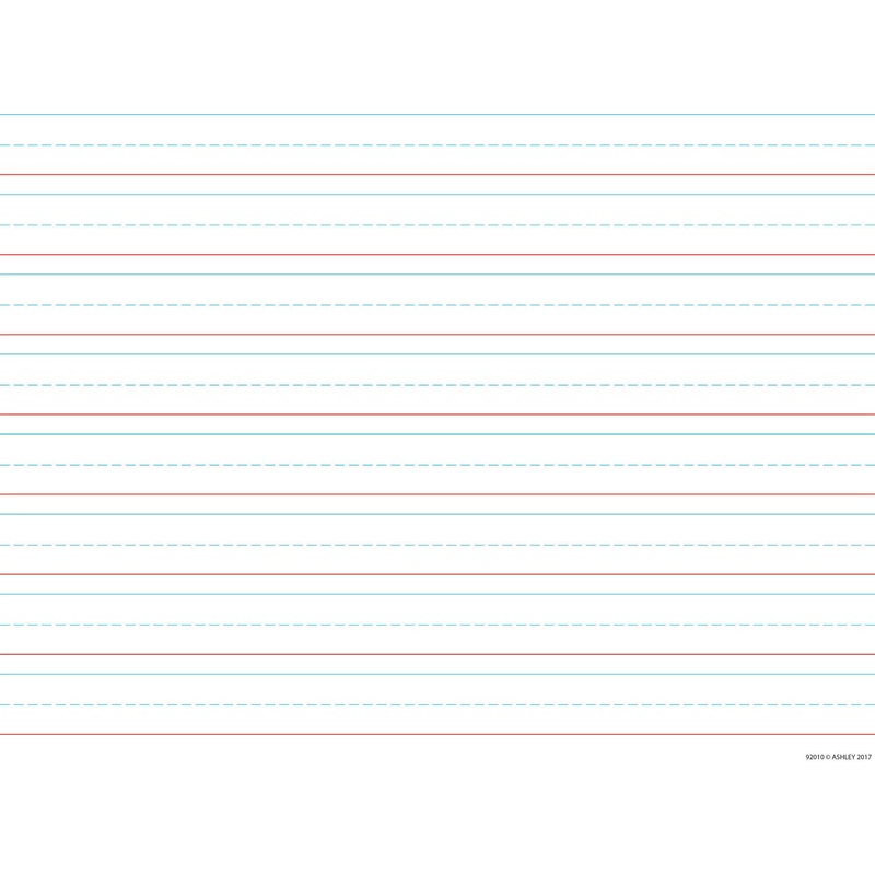 Handwriting Chart Tablet Lined 3/4″ Smart Poly Chart 17″x22″