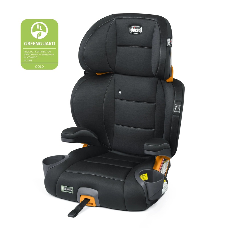 KidFit Clear Tex Plus Booster Seat – Obsidian