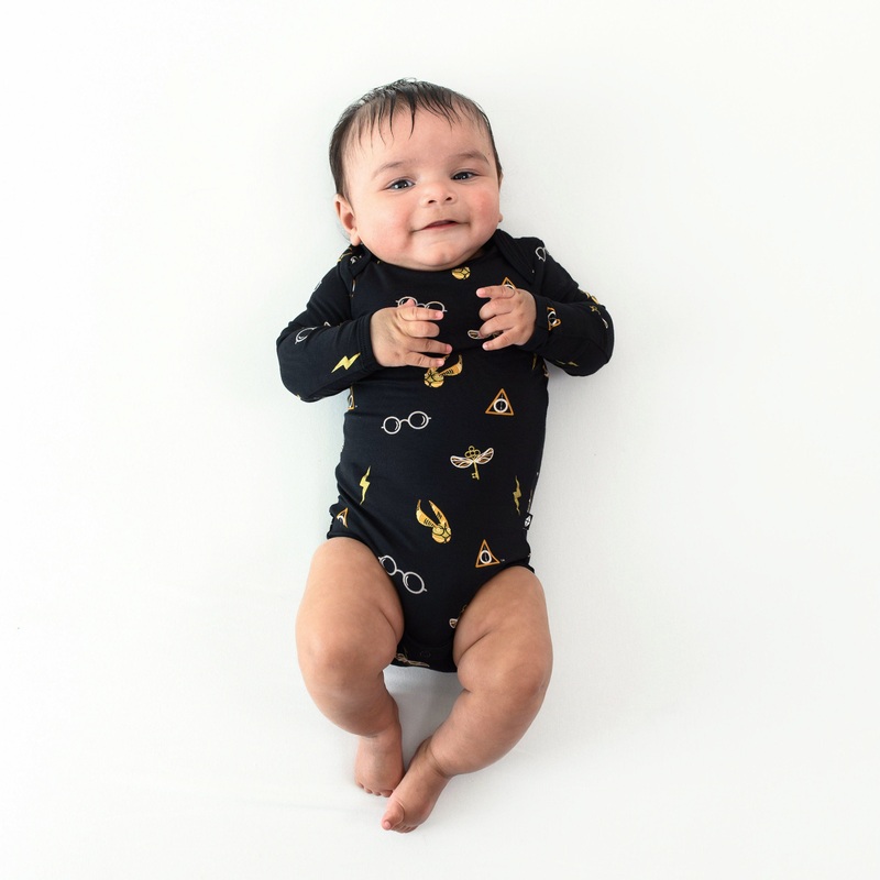 Long Sleeve Bodysuit in Midnight Icon