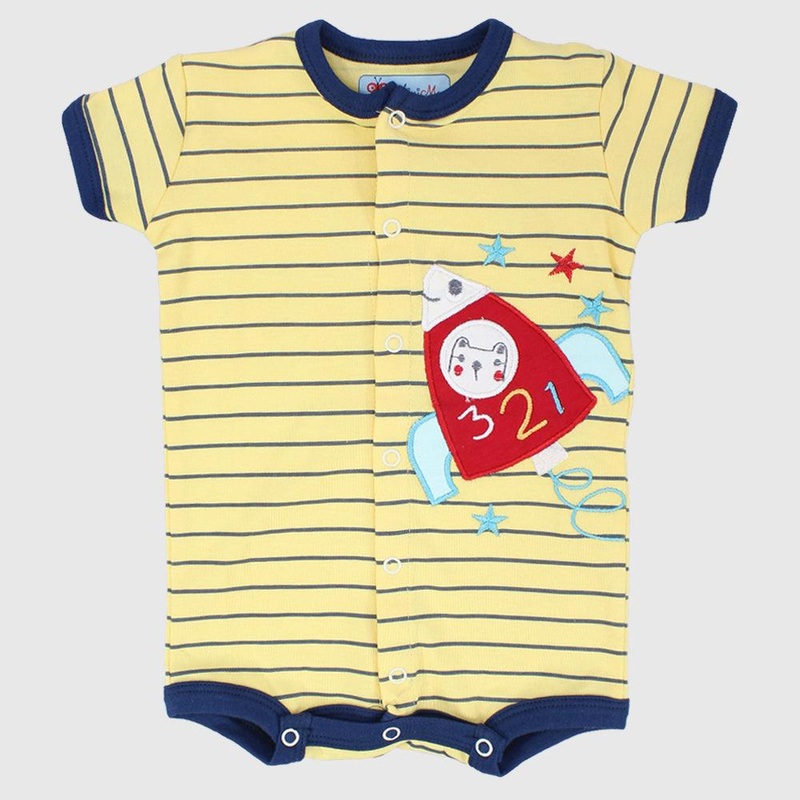 Rocket Short-Sleeved Romper