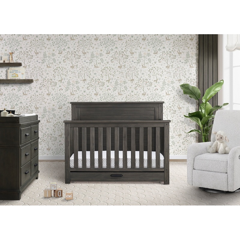 Caden 6-in-1 Convertible Crib with Trundle Drawer