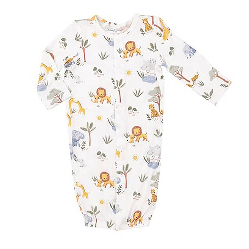 Convertible Gown Painted Safari Animals