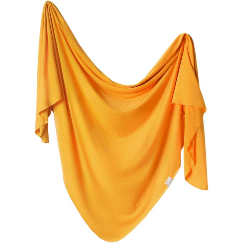 Copper Pearl Knit Swaddle Blanket | Solar