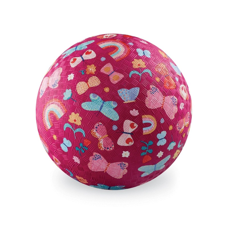 Crocodile Creek 7″ Playball – Pink Butterfly