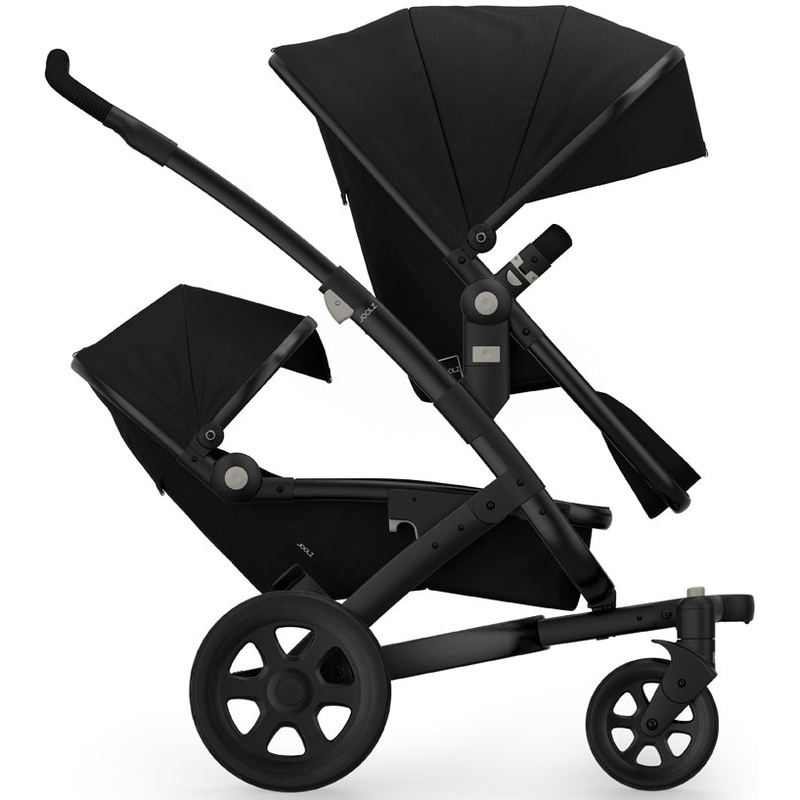 Joolz Geo 2 Tailor Twin Stroller – Black/Black/Black/Black Ribbed