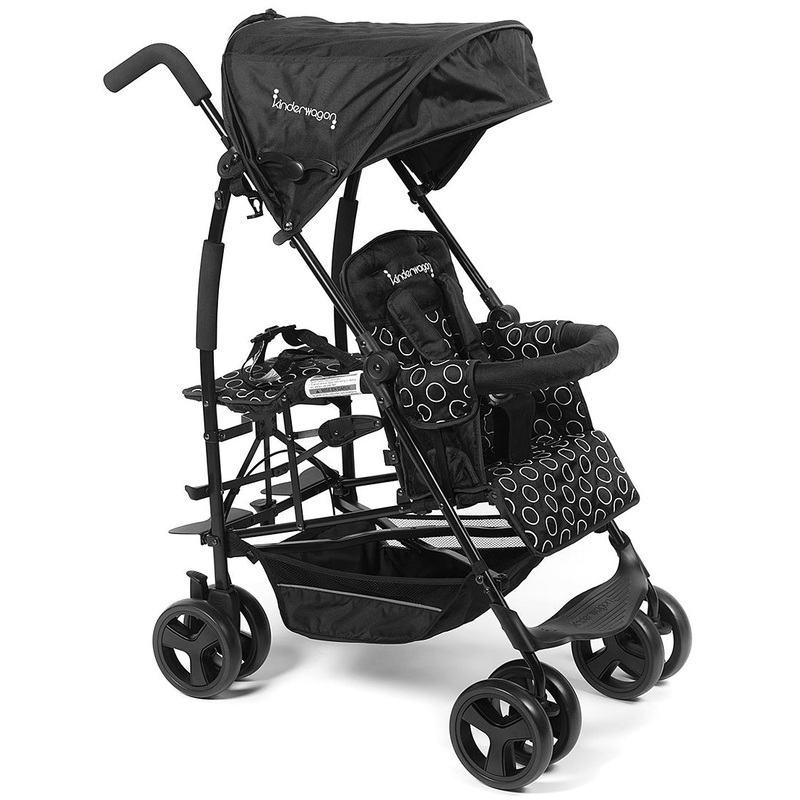 Kinderwagon Jump Sibling Stroller – Black
