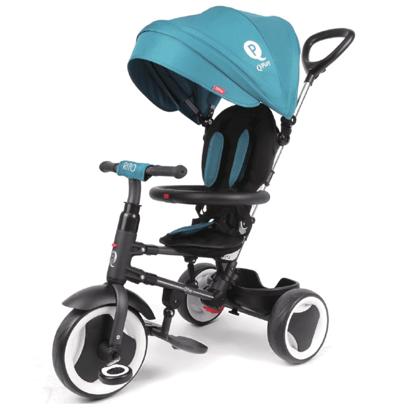 Q Play Rito Folding Trike – Teal