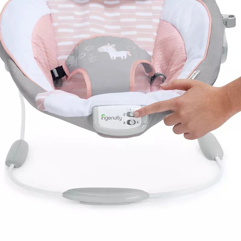 Soothing Baby Bouncer with Vibrating Infant Seat – Flora