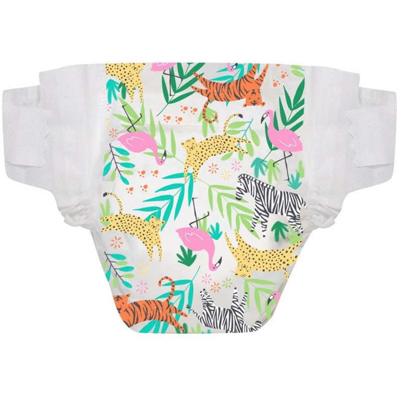 The Honest Company Diaper Pack – Jungle Friends – Size 2 (12-18 lbs)
