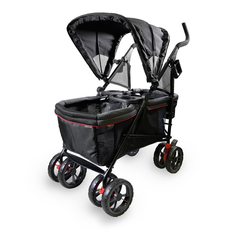 3Dlite Wagon Convenience Stroller – Red and Black