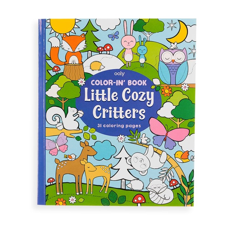 Color-in’ Book: Little Cozy Critters