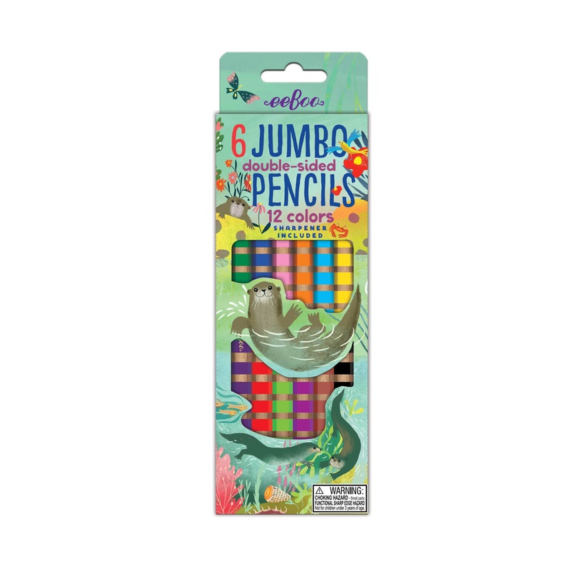 eeBoo Double Sided Color Pencils – Otters