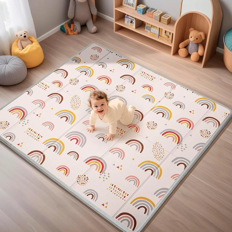 Foldable Baby Play Mat 50x50x0.6in