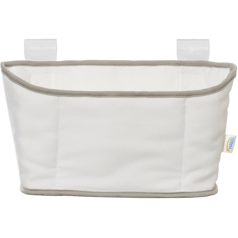 Halo Bassinest Storage Caddy – White with Grey Trim