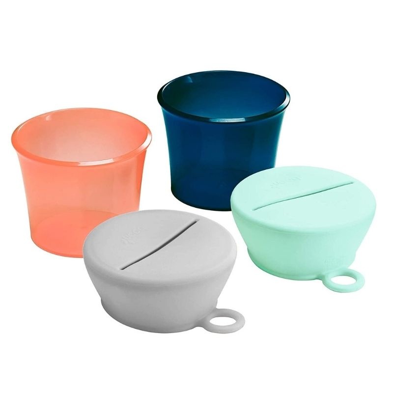 Snug Snack Cups with Lids -2 Pack